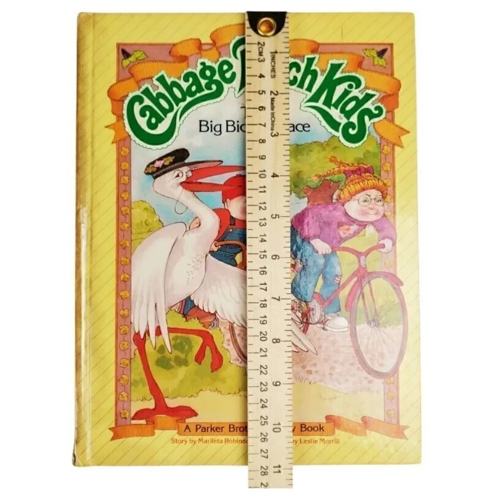 Vintage Cabbage Patch Kids Book The Big Bicycle Race 1984 Hardcover Collectible